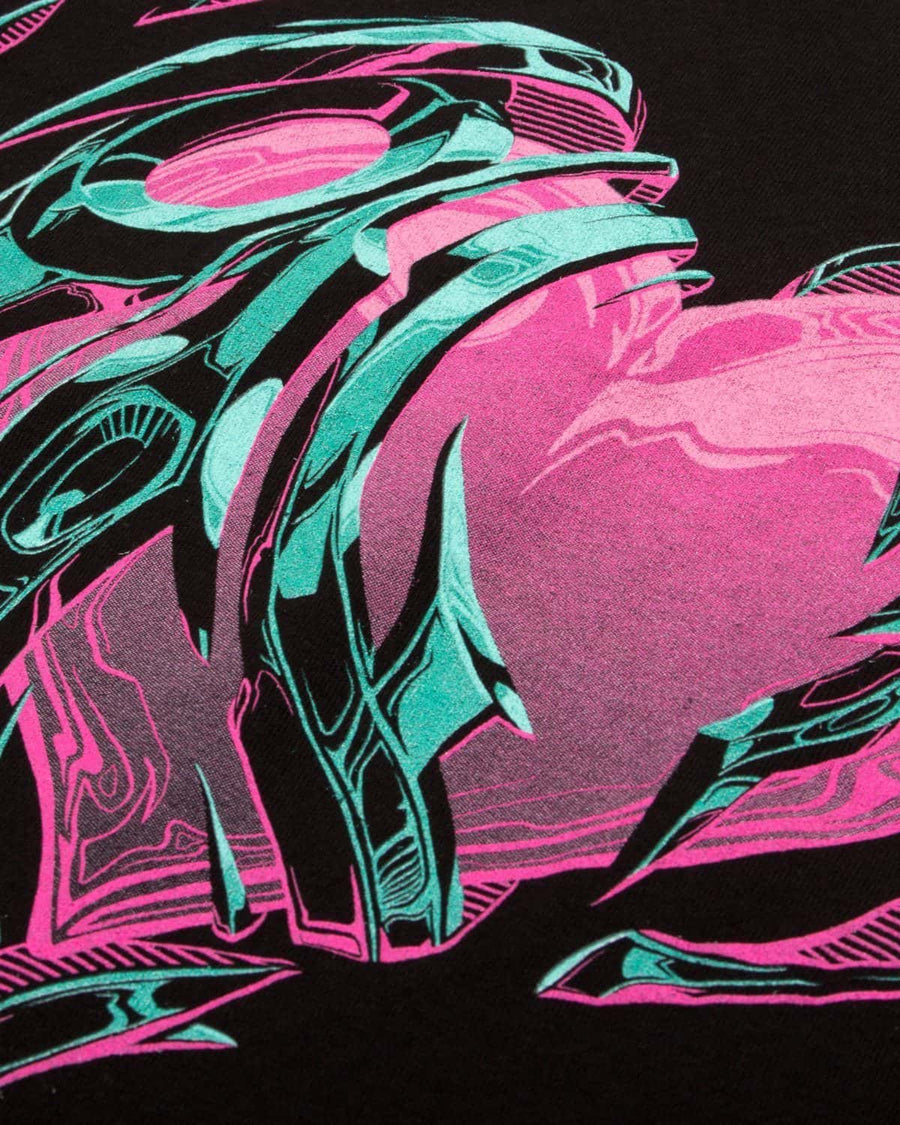 Neon Heart Unisex T-Shirt (Black)