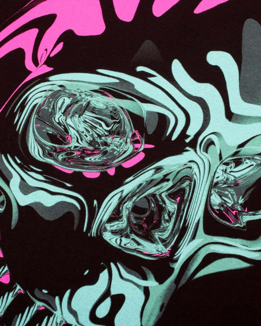Neon Skull Unisex T-Shirt (Black)